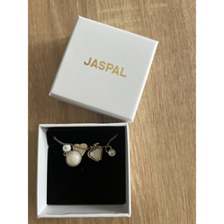 Jaspal set ต่างหู 2 คู่ + สร้อย หินมบคล เข้าชุด พร้อมกล่องและถุงกระดาษ ออกช็อป 1,990