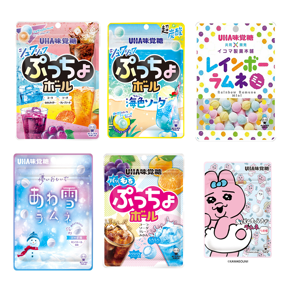 พร้อมส่ง UHA MIKAKUTO - PUCHO ลูกอมน้ำตาล นำเข้าประเทศญี่ปุ่น
