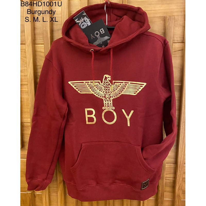 BOY LONNDON Hoodies !: B83HD1001U Burgundy