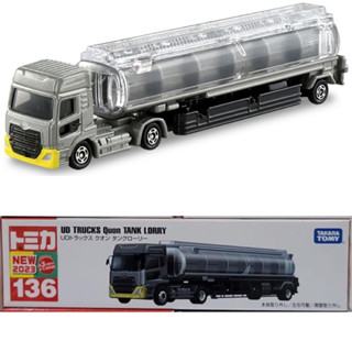 (PreOrder) Long Tomica Takara Tomy UD Trucks Quon Tank Truck No.136 (First Lot) โทมิก้า โทมี่ รถเหล็ก รถของเล่น