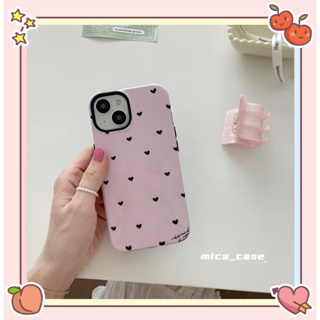 🐱‍🐉จัดส่งภายใน 24 ชม🌹 เคสไอโฟน 11 12 13 14 Pro Max รูปหัวใจ สาวน่ารักหัวใจ หวานสวย ความนิยม Case for iPhone ผลิตภัณฑ์ร้อ