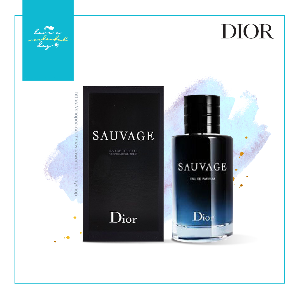 แท้ % Dior Sauvage edt 10ml น้ำหอม กลิ่นสำหรับคุณสุภาพบุรุษที่เต็มเปี่ยมไปด้วยความหรูหรามีระดับไปพร้อมกับความคูล