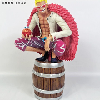 Figure One Piece [รุ่นคุณภาพสูง] Wine Barrel ไม้ Barrel อุปกรณ์เสริม Hand-run（ความสูงประมาณ 10 ซม.）