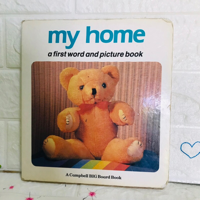 my home a first word and picture book A Campbell Big Board Book ปกแข็งมือสอง-bi1