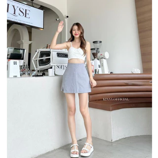 Alice skirt กระโปรง มีซับในกางเกง เอวสูง หน้าหลังเป็นกระโปรง