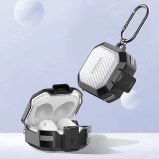เคส Galaxy buds live /pro/2/2pro/FE/Buds Core คลิปล็อค เคสแข็ง โปรงใส พร้อมที่คล้อง (Model.2)