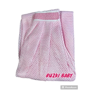 ผ้าเปล รุ่นมีหมวกอย่างดี ผ้าตาข่ายระบายอากาสได้ดี ไม่ร้อน น้องหลับสบาย มีหลายสีให้เลือก