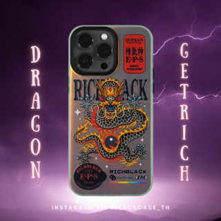 RichBlackcase 💯 New Dragon (MNDเคสโฮโลแกรม Black) เคสมังกร 🐉 ส่งฟรี✅