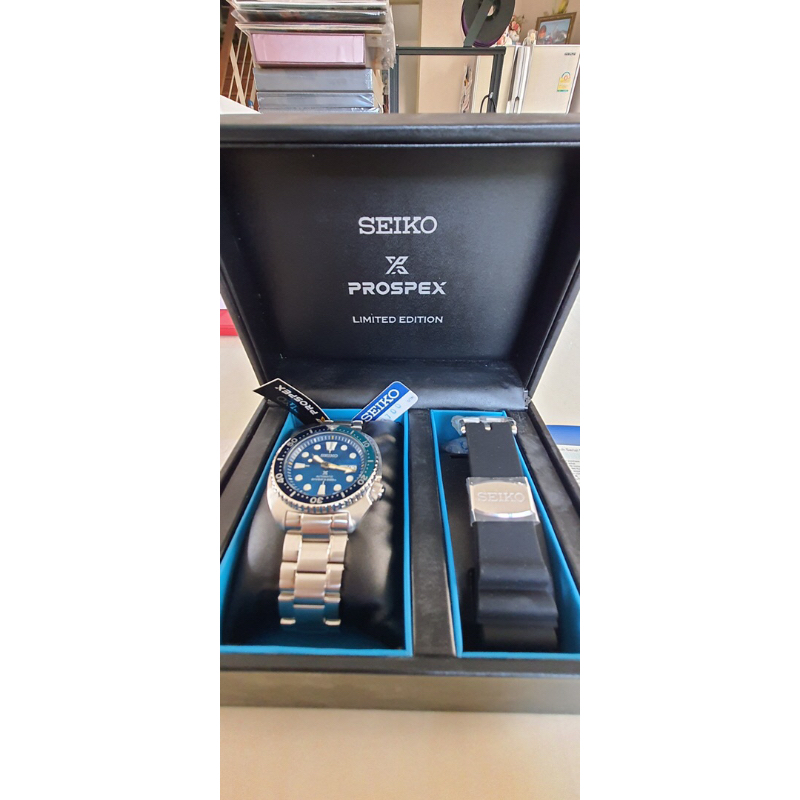 นาฬิกา Seiko Prospex Blue Lagoon Turtle Limited Edition รุ่น SRPB11K1 ของใหม่ แท้ 100%