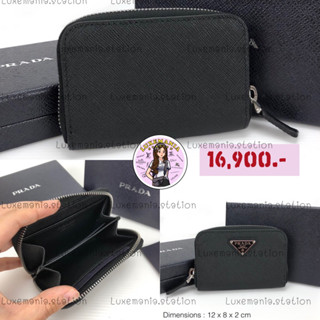 👜: New!! Prada Zippy Card Holder‼️ก่อนกดสั่งรบกวนทักมาเช็คสต๊อคก่อนนะคะ‼️