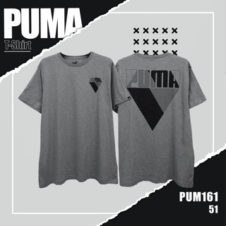 เสื้อยืดเเขนสั้น PUMA (TSM-PUM-161) ผ้านิ่มใส่สบาย ระบายอากาศดี ใส่ได้ทั้งชายและหญิง