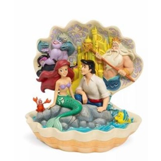 พร้อมส่ง Disney Tradition [jim shore]Little Mermaid Shell Scene