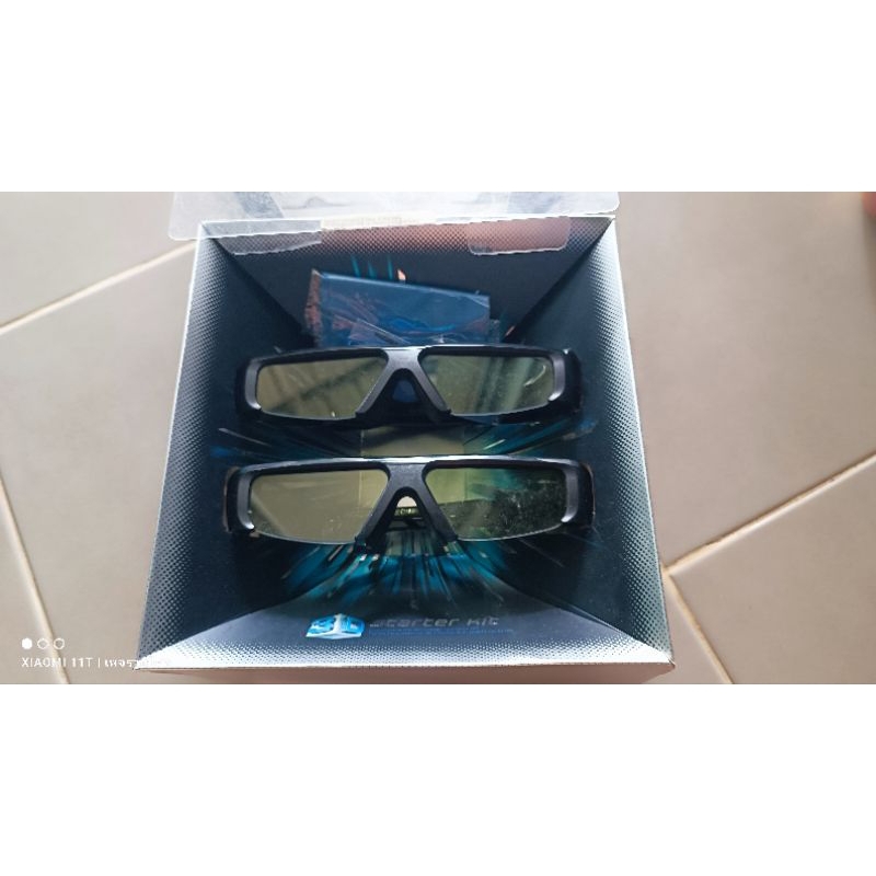 SAMSUNG STARTER KIT 3D SAMSING 3D ACTIVE GLASSES X2 3D BLU-RAY DISC SHREK 1-4 IN 3D แว่น 3 มิติ Sams