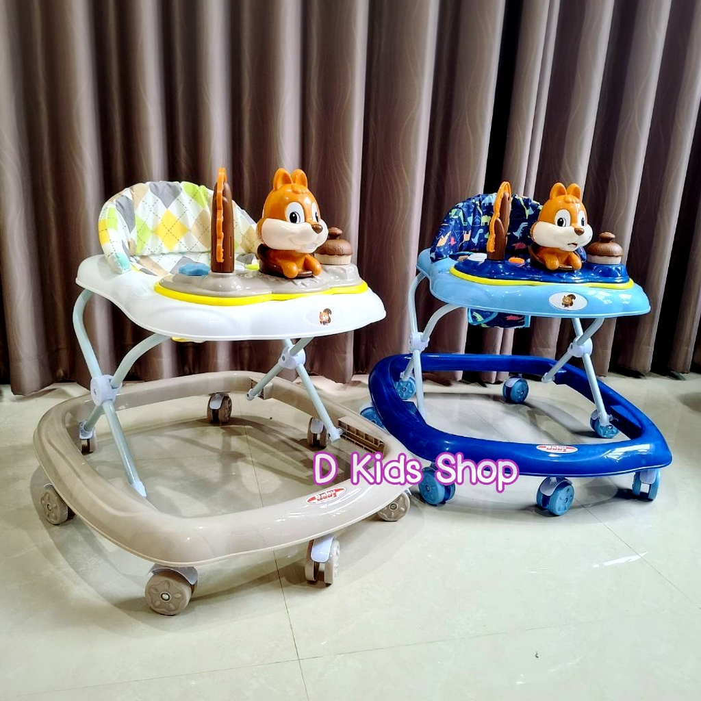 รถหัดเดินเด็ก รถหัดเดินกระรอกน่ารัก รถหัดเดิน ปรับระดับได้ มาใหม่สุดๆ No.5028 T - รูปที่ 3