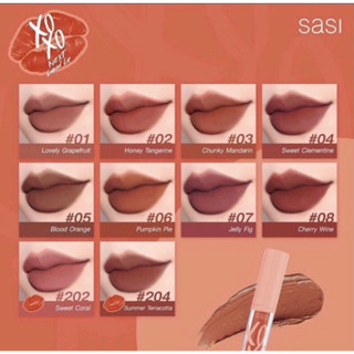 sasi XOXO Next Liquid Lip ลิปส้มสับ ฟาดได้ทุกสีผิว! 💋