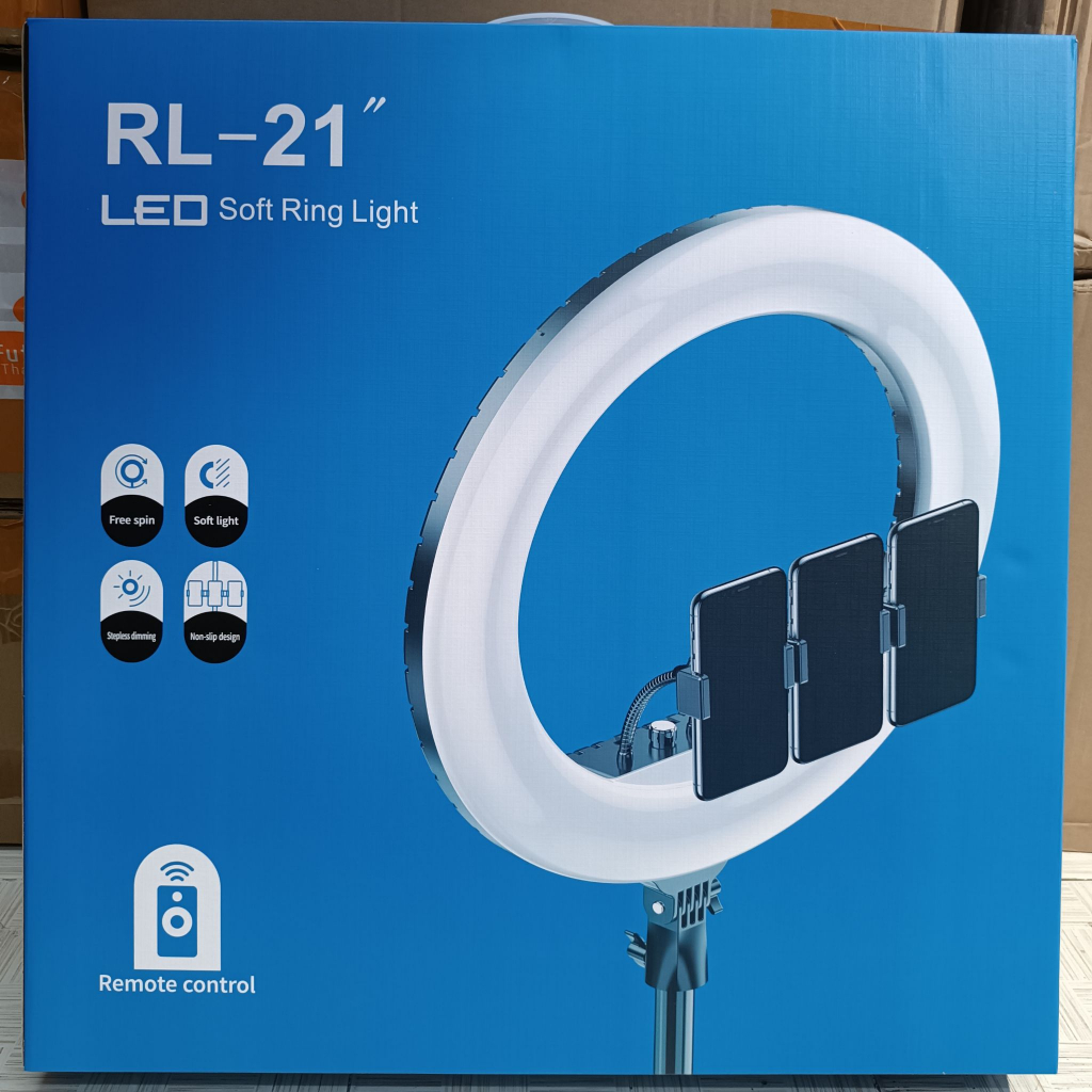 ไฟไลฟ์สด ไฟวงแหวน รุ่น LED RING Digilife RL-21 ขนาด 21 นิ้ว ไฟแต่งหน้า ไฟLive สด ปรับสีได้ 3 โหมด