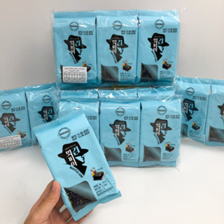 🍙สาหร่ายทะเลปรุงรส🍙สาหร่ายเกาหลี 3 ห่อ - 9 ห่อ KOREA SEAWEED สาหร่ายห่อข้าว 김 สาหร่ายปรุงรส นำเข้าจากเกาหลี