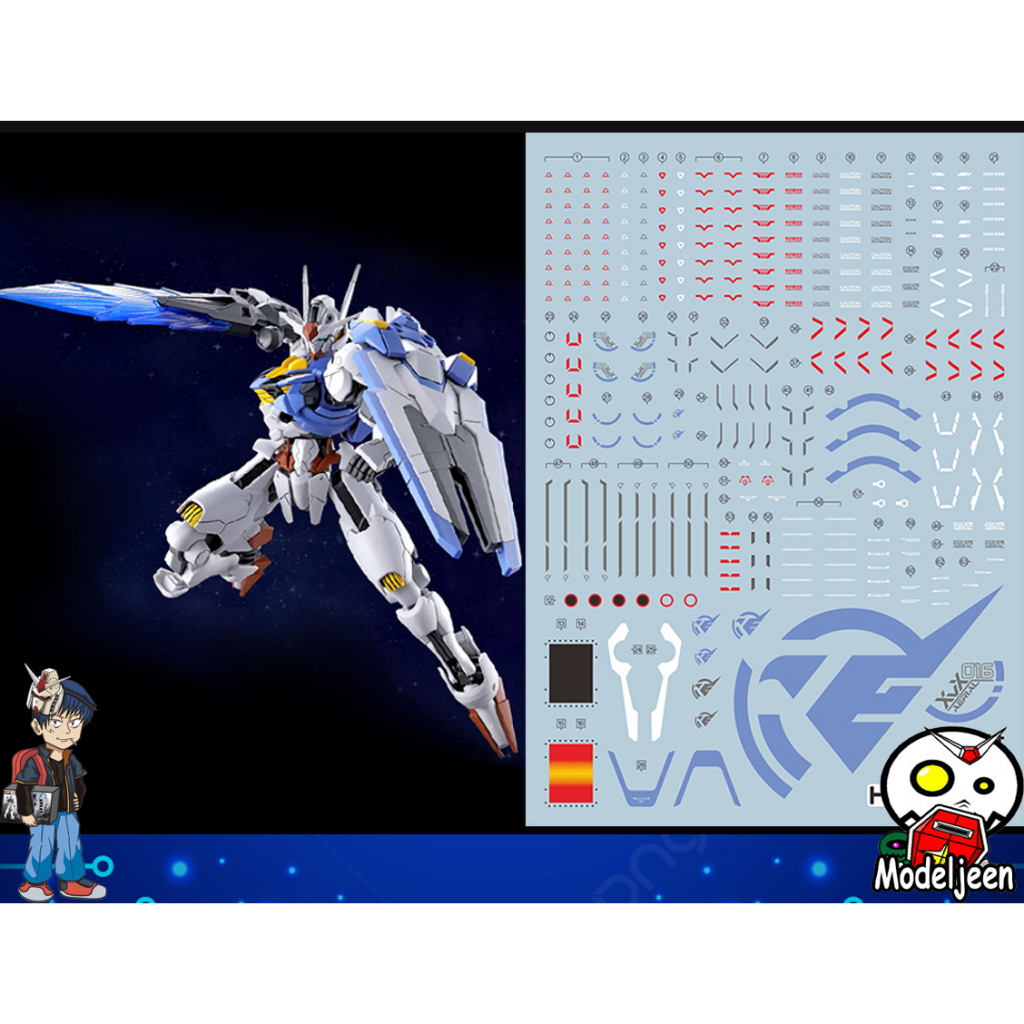 181 Water Decal HG1/144 Gundam Aerial ยี่ห้อ S.I.M.P. Model Decal