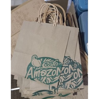 ถุงกระดาษ ถุงอเมซอน Amezon bag สภาพดีสภาพใหม่มาก 95%