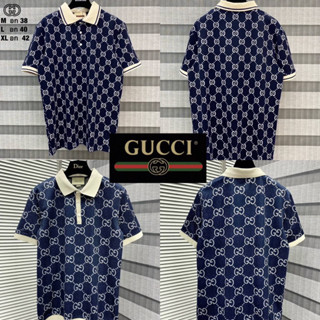 เสื้อโปโล Gucci 💚❤️💚 Hiend 1:1 cotton 💯 ร้านค้าจัดส่งไว