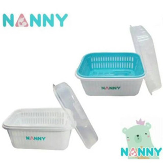 N216 ที่คว่ำขวดนมมีฝาปิดแนนนี่ NANNY