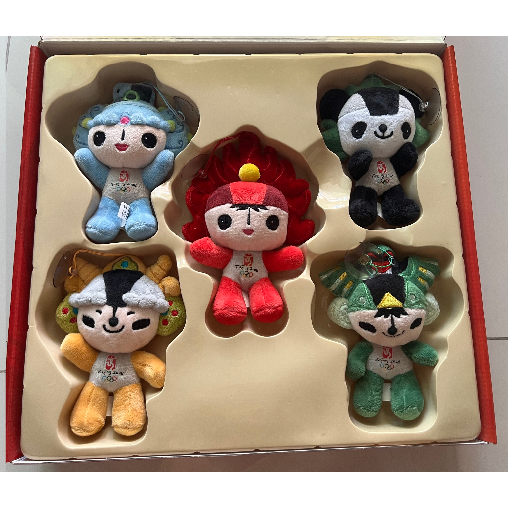 (ของสะสม-ของที่ระลึก) สินค้าเก่าเก็บ : ตุ๊กตาสะสม OLYMPICS 2008 Beijing Doll Collectibles ตุ๊กตาฝูหว