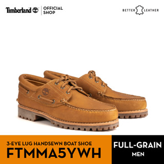 Timberland Men’s 3-Eye Lug Handsewn Boat Shoe รองเท้าโบ๊ทชูผู้ชาย (FTMMA5YWH)