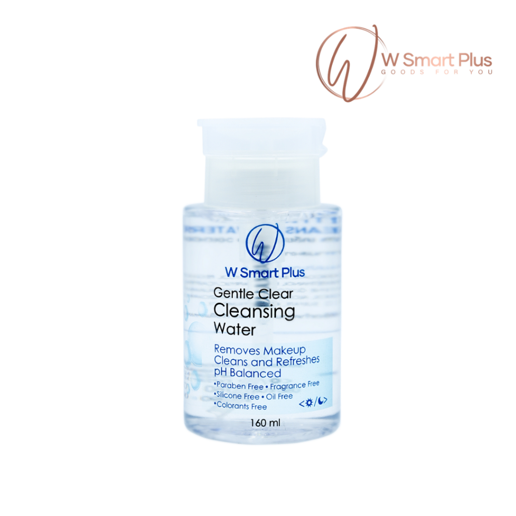 W Smart Plus Gentle Clear Cleansing Water 160 ml. คลีนซิ่งเช็ดเครื่องสำอาง