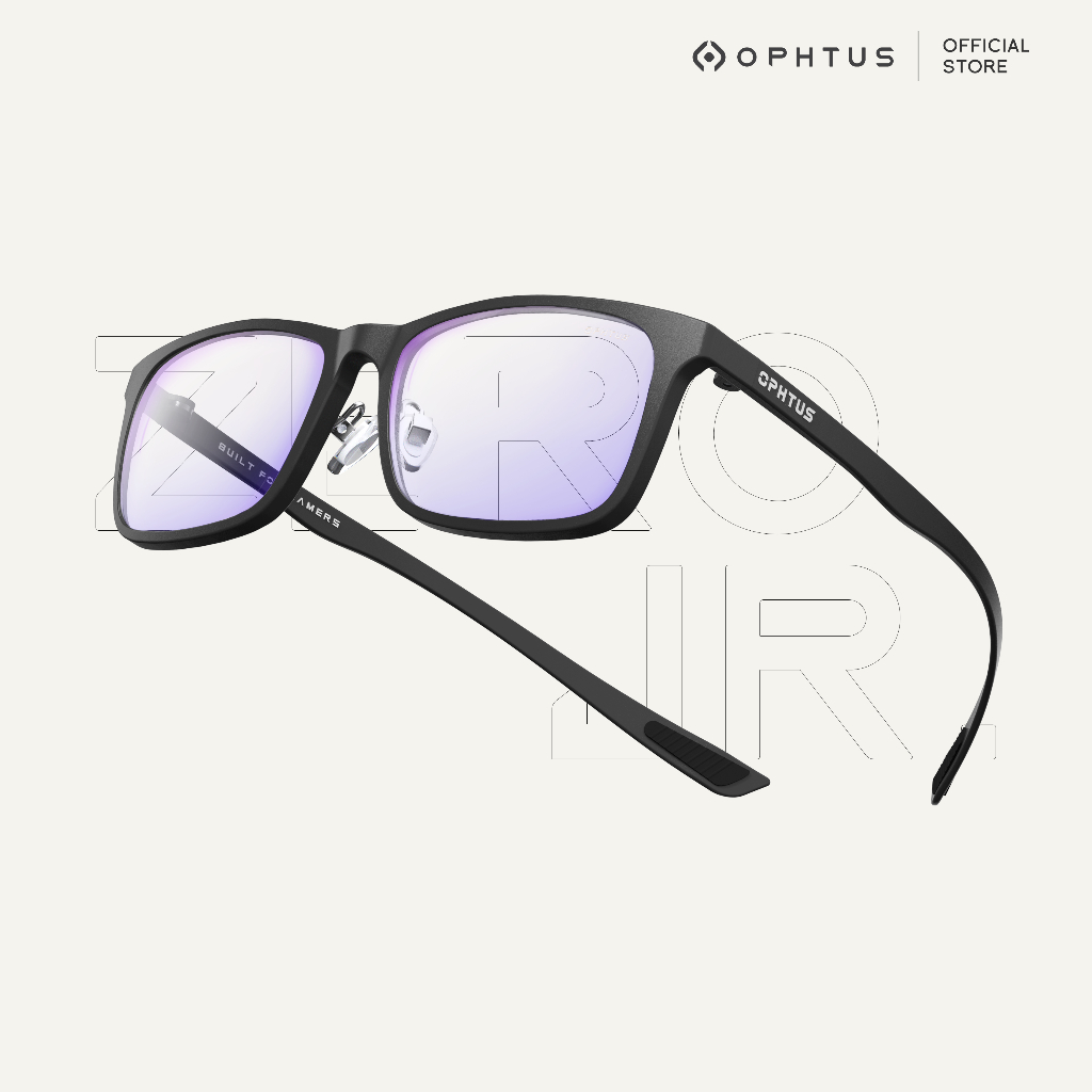 OPHTUS แว่นกรองแสงสำหรับเกมเมอร์ รุ่น Zero JR. เลนส์ RetinaX Clear