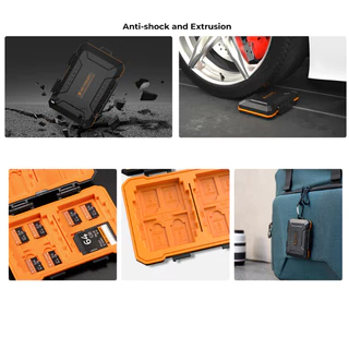 K&F 29-slot memory card case waterproof and shockproof carrying case