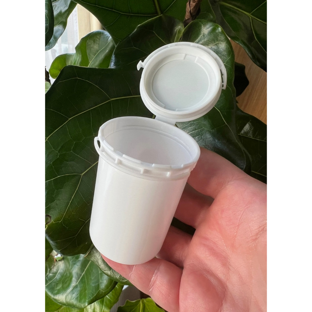 30 Dram Tube 4cmx6.9cm Hold 3 Gram Color:White