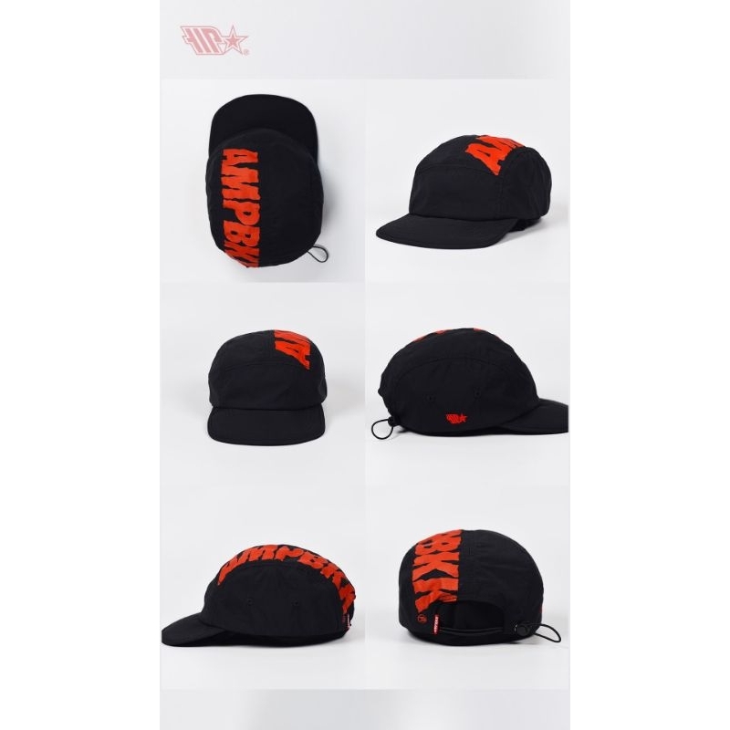 A.M.P. "SCREEN" NYLON CAP สีดำ