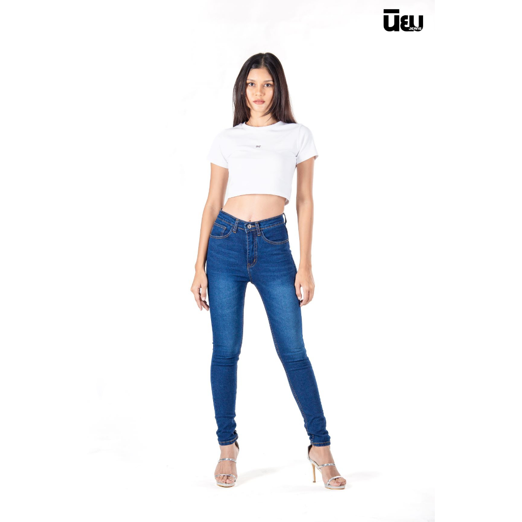 Niyom Jeans Collection NYJ Party : WM-8001 กางเกงยีนส์ผู้หญิง ทรงสกินนี่