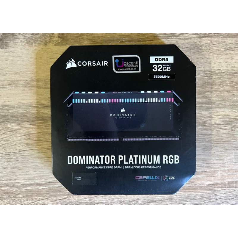 RAM DDR5 CORSAIR DOMINATOR PLATINUM RGB 5600MHz 32.GB 16GBx2 BLACK