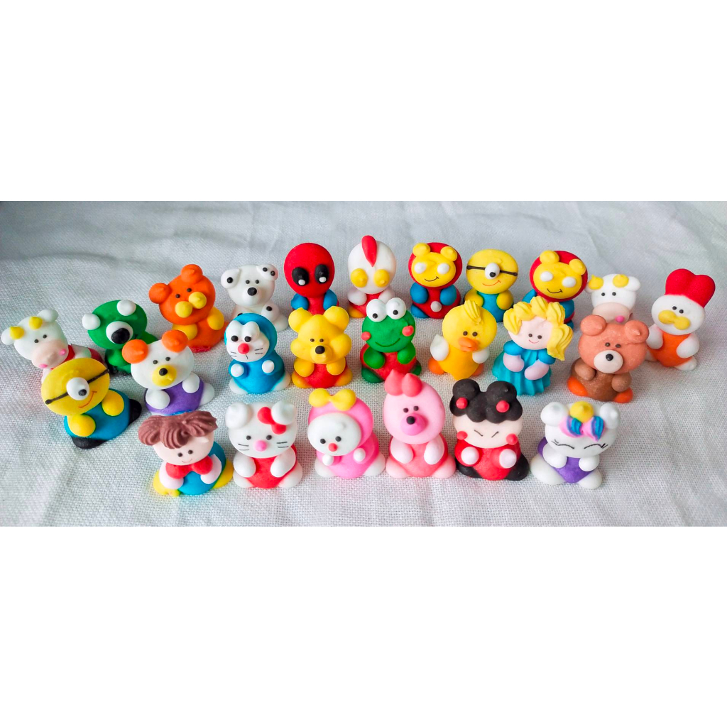 ตุ๊กตาน้ำตาลไอซิ่งคละแบบ แพ๊ค 50 ชิ้น ขนาดตัว 3 ซม.สินค้าพร้อมส่ง