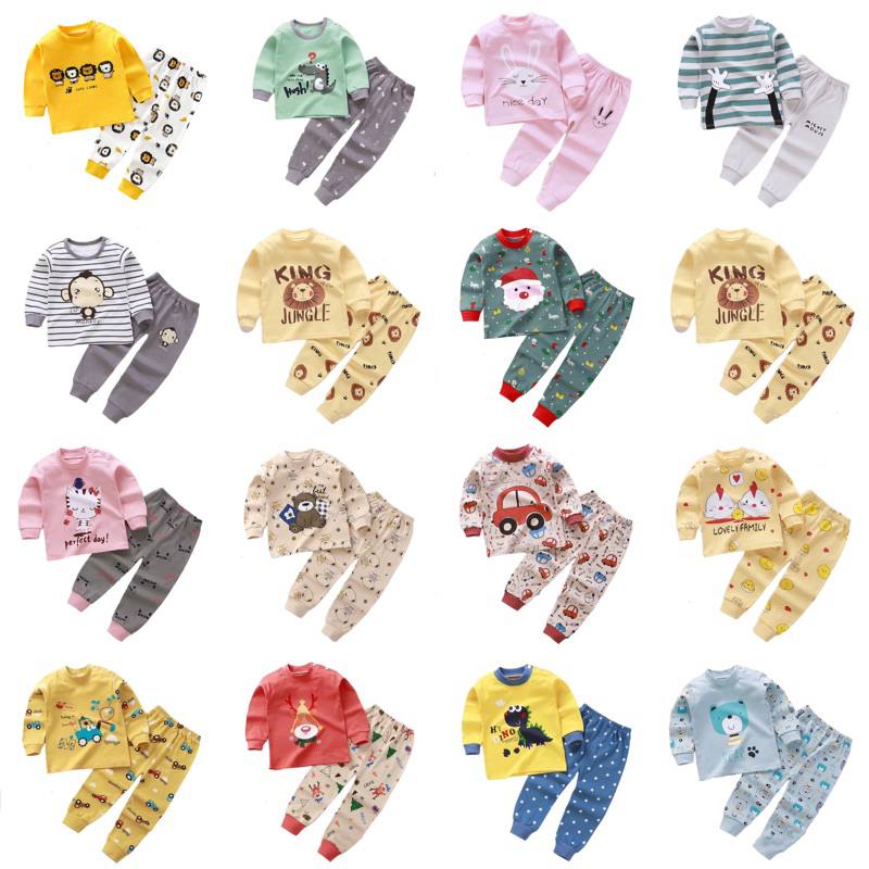 ชุดนอน เด็กน่ารัก เสื้อ+กาง