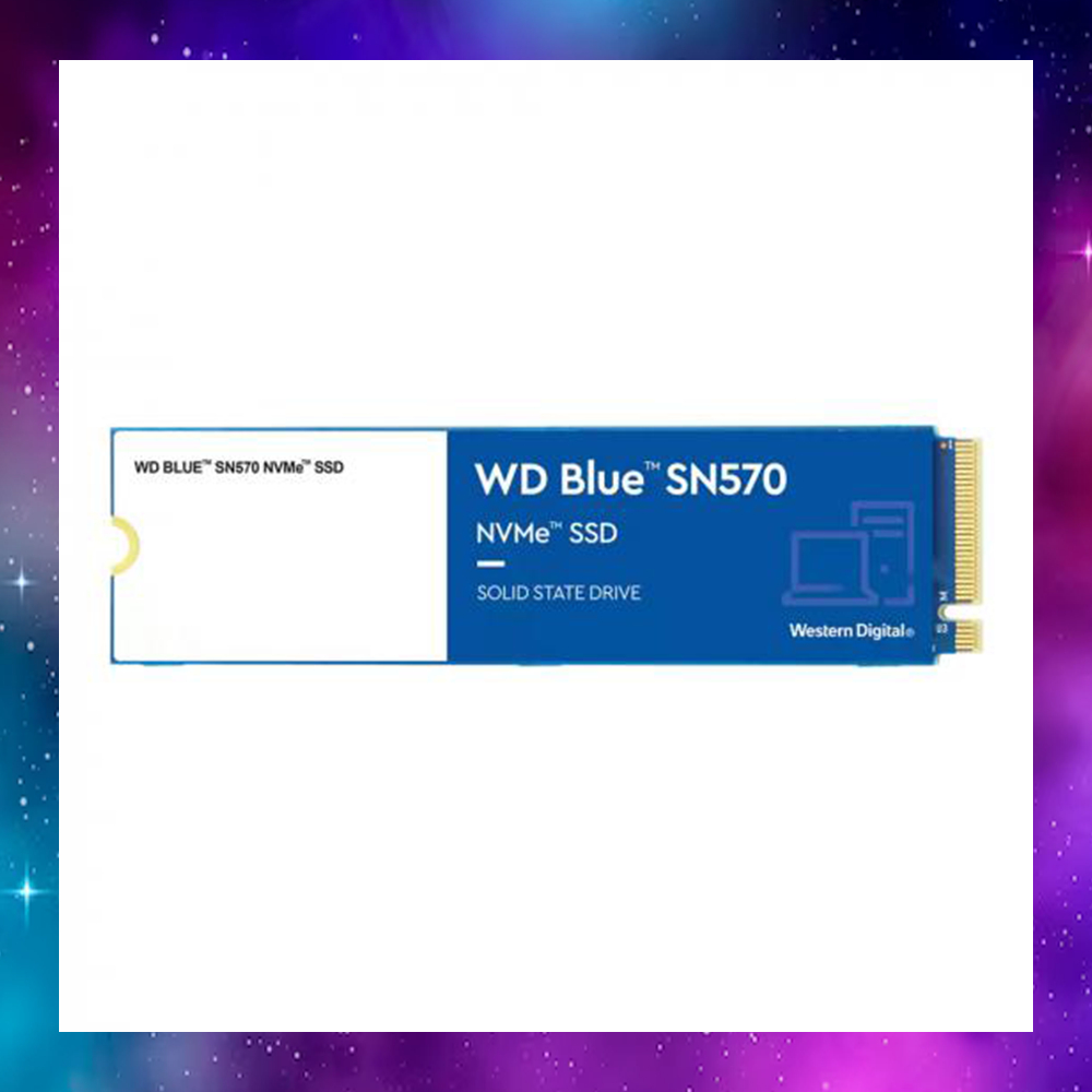 250 GB SSD (เอสเอสดี) WD BLUE SN570 - PCIe 3/NVMe M.2 2280 (WDS250G3B0C) ใช้งานปกติ ประกัน11/2570