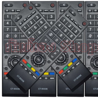 รีโมททีวี โตชิบา TOSHIBA ใช้กับทีวีจอแบนLED/LCD ใด้ทุกรุ่น รุ่น CT-90336 มีปุ่ม TEXT Remot Toshiba LED TV รีโมต ทีวี