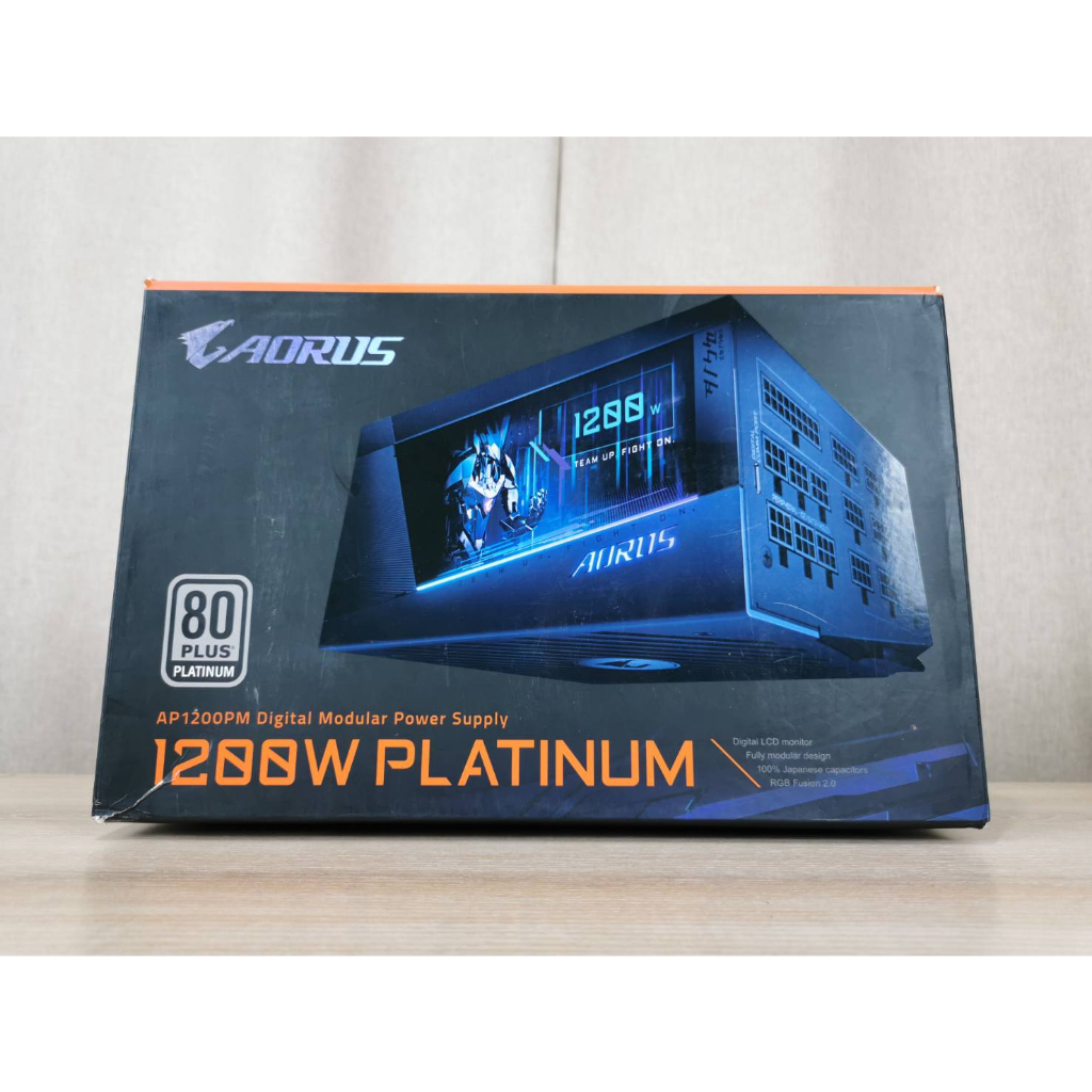 เพาเวอร์ซัพพลาย(power supply) GIGABYTE AORUS  P1200PM (1200w 80+ Platinum)