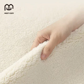 MEET COZY พรมปูพื้นห้อง ขนนิ่ม พรมแคชเมียร์เลียนแบบ พรมปูพื้น carpet living room #1 DB-Slan