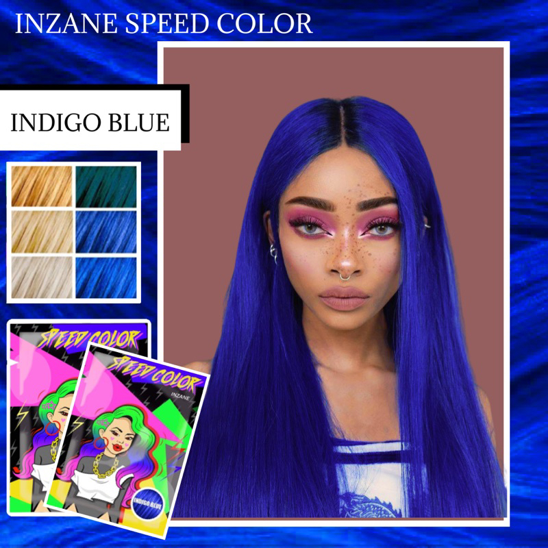 Inzane สี Indigo blue