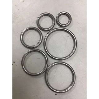 O Rings ห่วงแสตนเลสเกรด304ขนาดM6ไร้รอยต่อแสตนเลสตัน