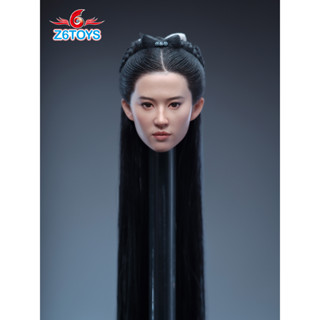 พรีออเดอร์ Z6TOYS 1/6 Super Realistic Ancient Costume Beauty Head Sculpture Z006