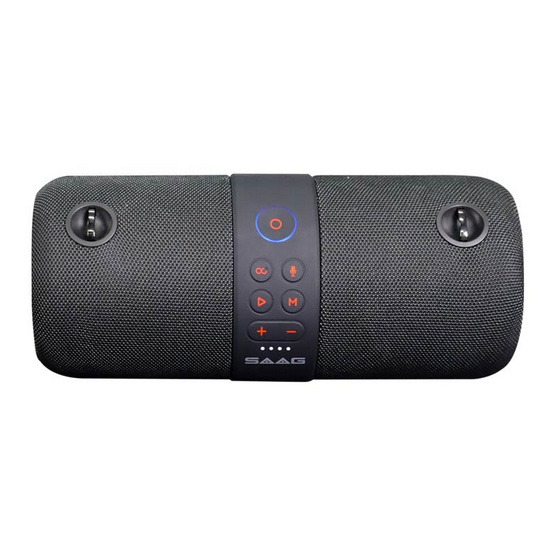 🎯ลำโพงบลูทูธ เสียงดี เบสแน่น กันน้ำ ไฟRGB SAAG NOVA P11S Speaker Bluetooth💖
