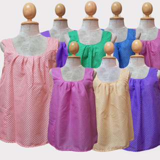 เสื้อคอกระเช้าลายดอก เสื้อคนแก่ หลากสีเลือกได้ ราคาถูก