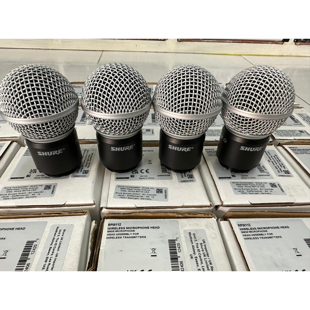 SHURE RPW112-SM58 หัวไมค์ ของแท้ศูนย์ไทย แบบไดนามิก รับเสียงแบบ Cardioid สินค้าใหม่มือ1