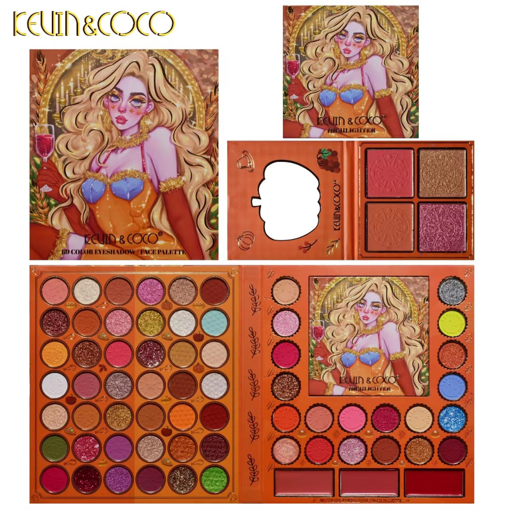KEVIN&COCO พาเลทอายแชโดว์สาวปาร์ตี้ 69 สี KC231705