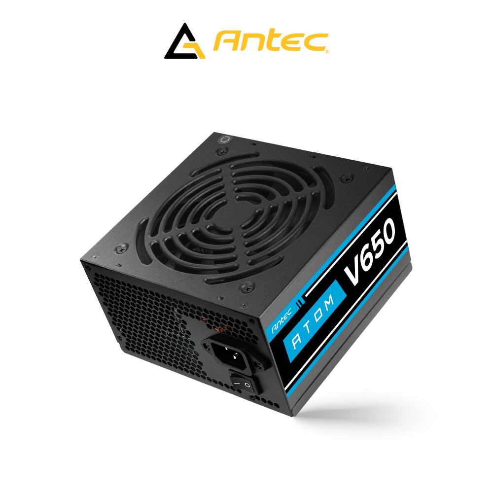 POWER SUPPLY (อุปกรณ์จ่ายไฟ) ANTEC ATOM V650 650W POWER SUPPLY