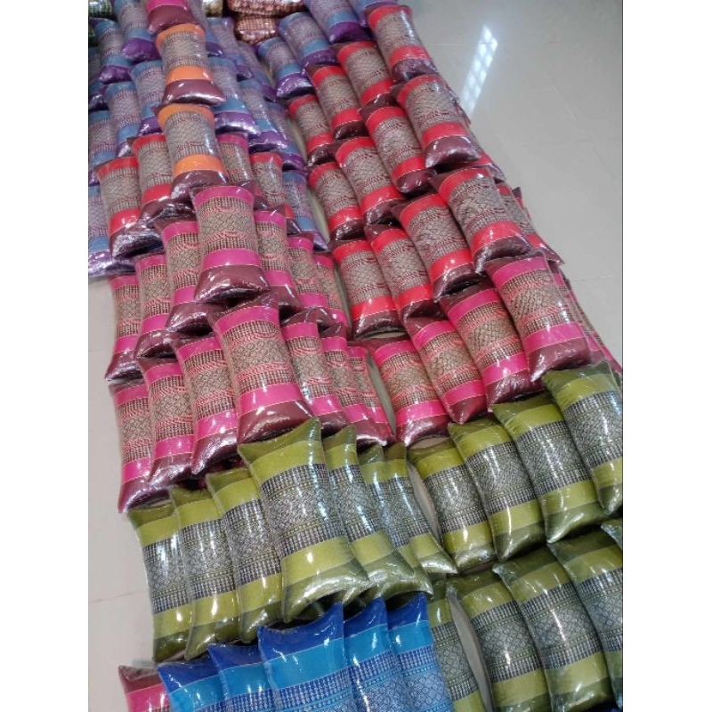 หมอนเป้เล็ก /ทรงกระบอก/ คละสี(10ใบ)ราคา300บาท