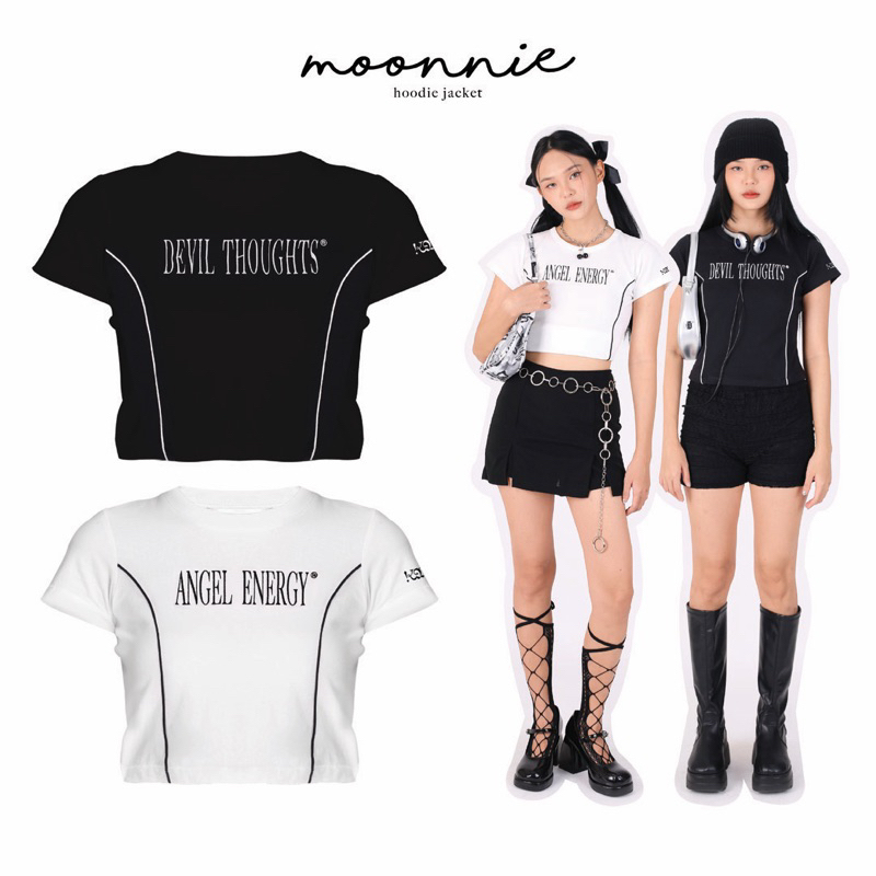 kome.offi เสื้อยืด รุ่น Angel energy / Devil thought